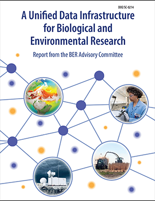 Cover of A Unified Data Infrastructure for Biological and Environmental Research: Report from the BER Advisory Committee.